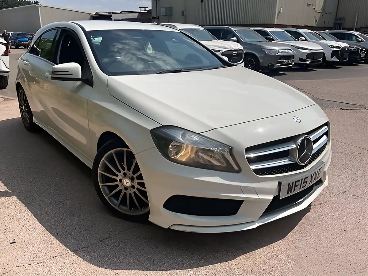 Used 2015 Mercedes-Benz a Class AMG Sport White - Interior and Exterior details 2