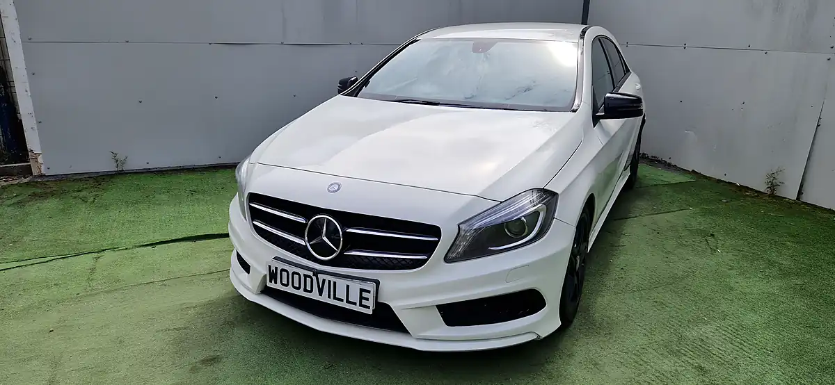 Used 2015 Mercedes-Benz a-Class AMG Sport White - Front View