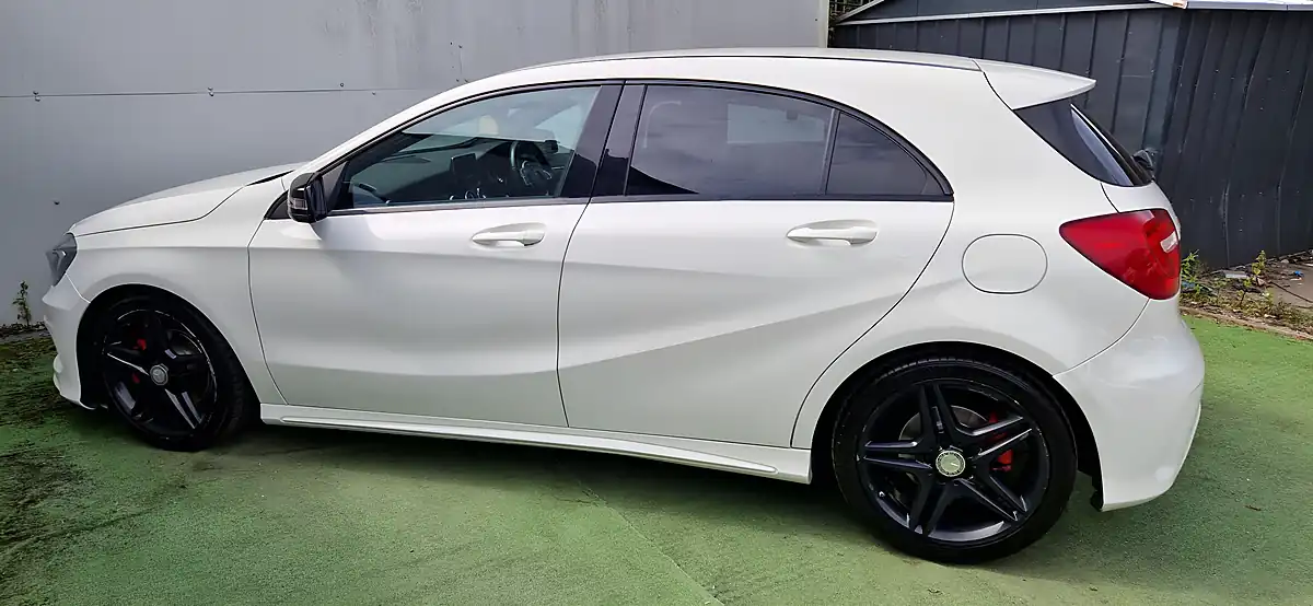 Used 2015 Mercedes-Benz a-Class AMG Sport White - Interior and Exterior details 4