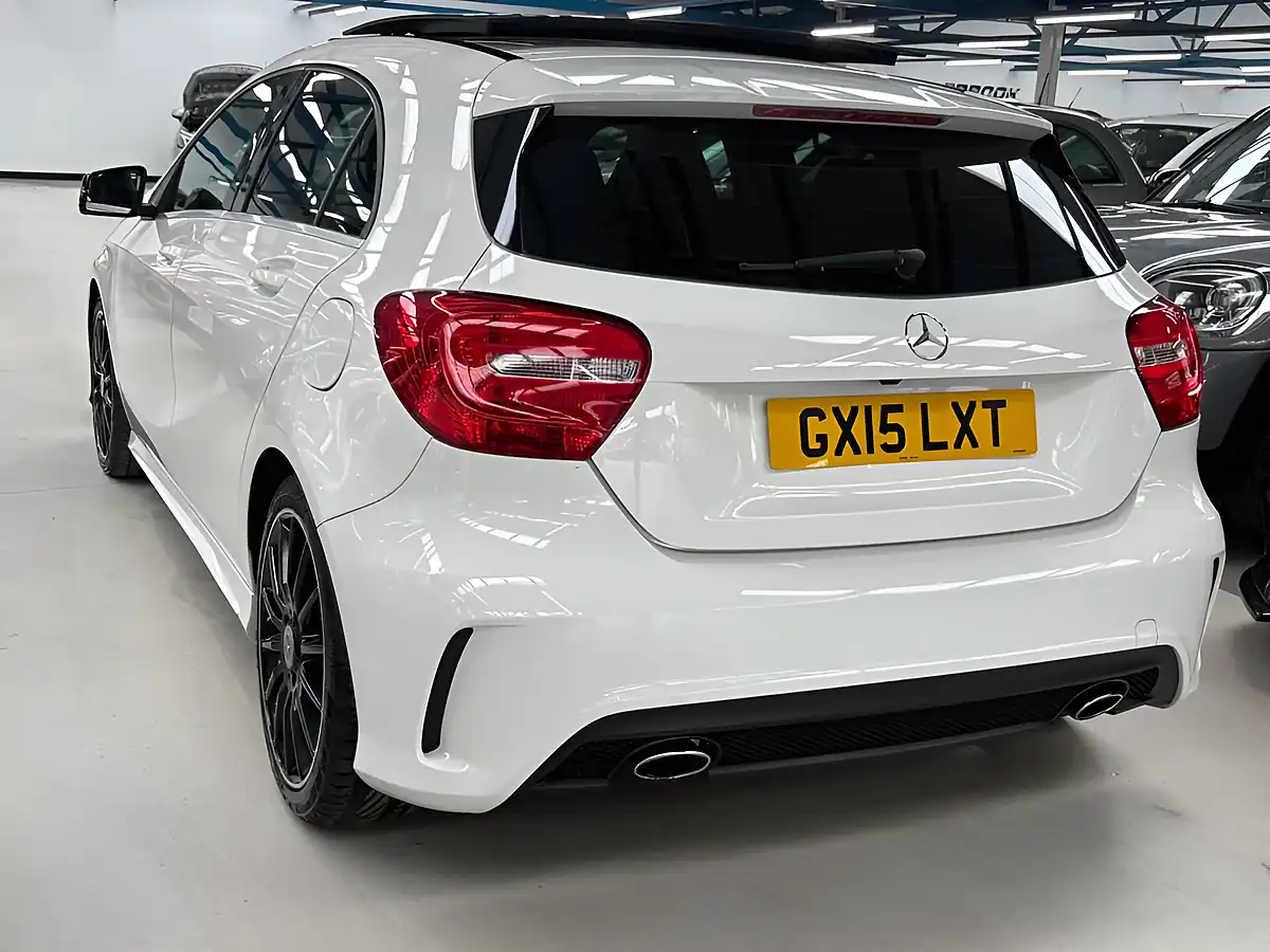 Used 2015 Mercedes-Benz a Class AMG Sport White - Interior and Exterior details 11