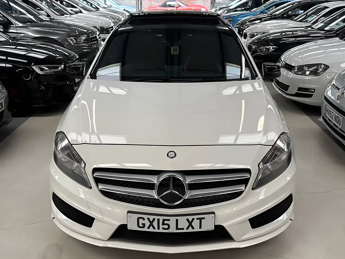 Used 2015 Mercedes-Benz a Class AMG Sport White - Interior and Exterior details 2