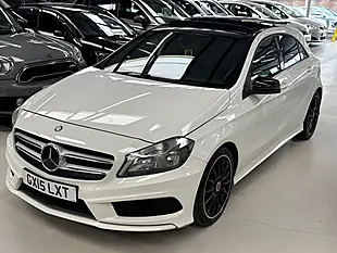 Used 2015 Mercedes-Benz a Class AMG Sport White - Interior and Exterior details 3