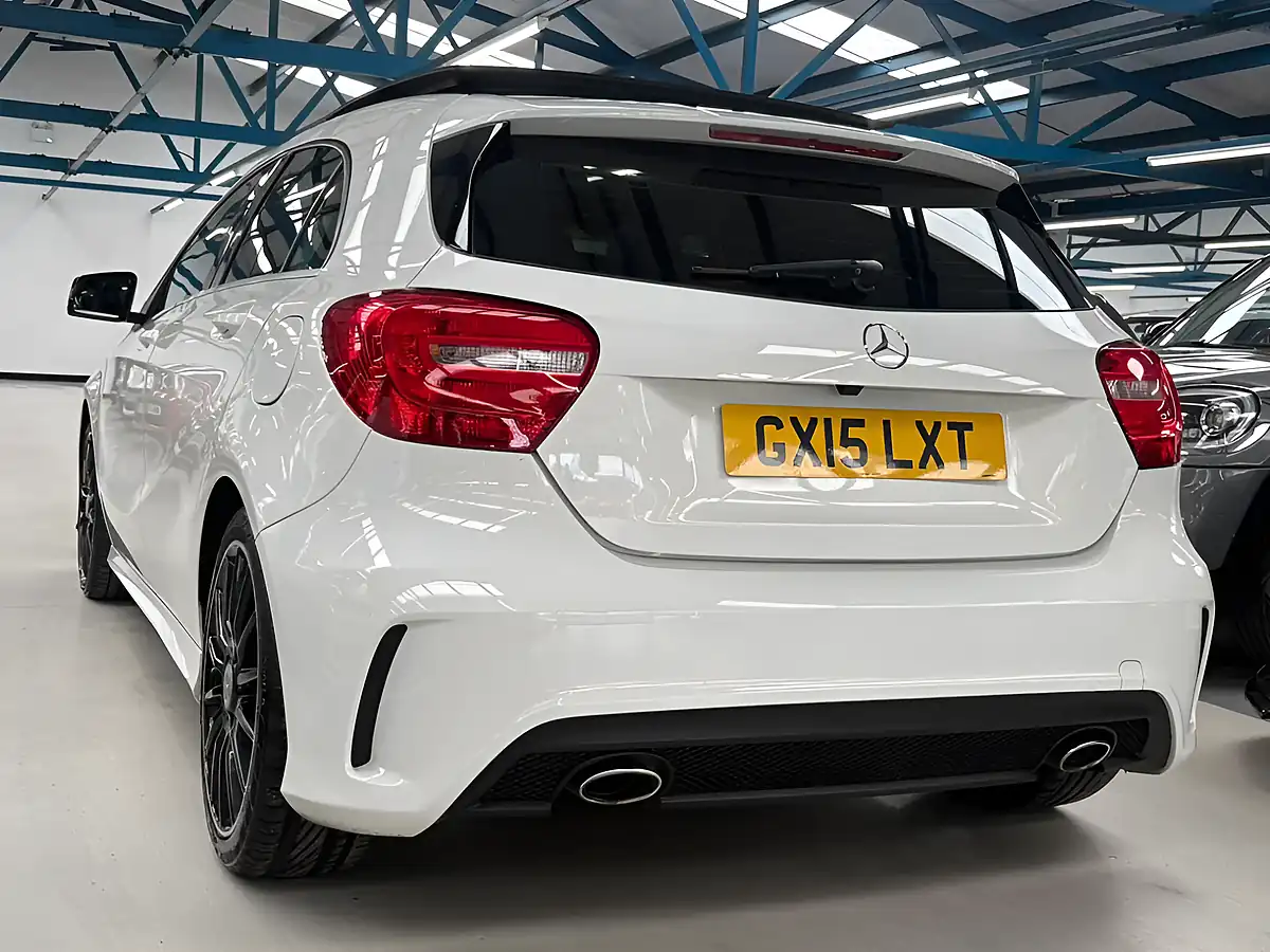 Used 2015 Mercedes-Benz a Class AMG Sport White - Interior and Exterior details 4
