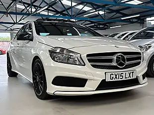Used 2015 Mercedes-Benz a Class AMG Sport White - Interior and Exterior details 5