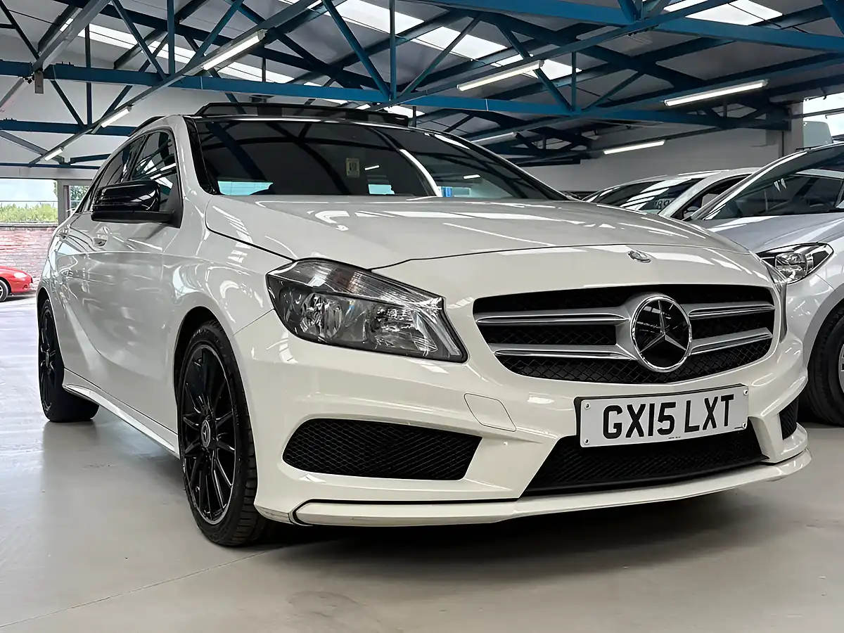 Used 2015 Mercedes-Benz a Class AMG Sport White - Interior and Exterior details 5