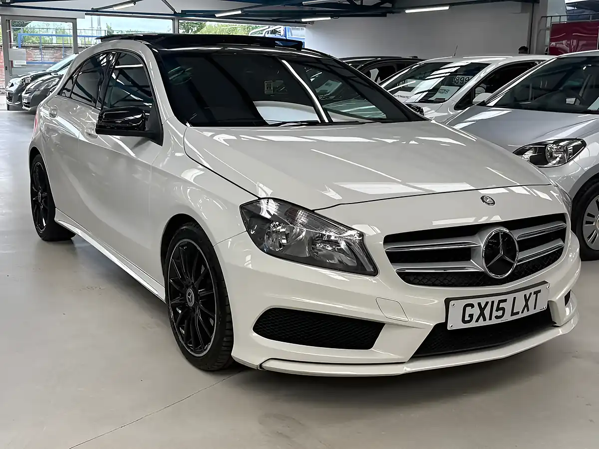 Used 2015 Mercedes-Benz a Class AMG Sport White - Interior and Exterior details 6