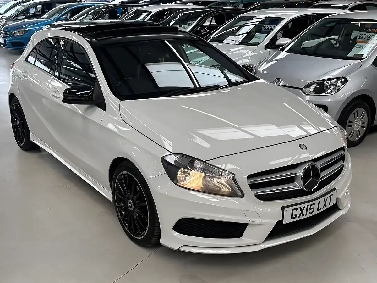 Used 2015 Mercedes-Benz a Class AMG Sport White - Interior and Exterior details 7