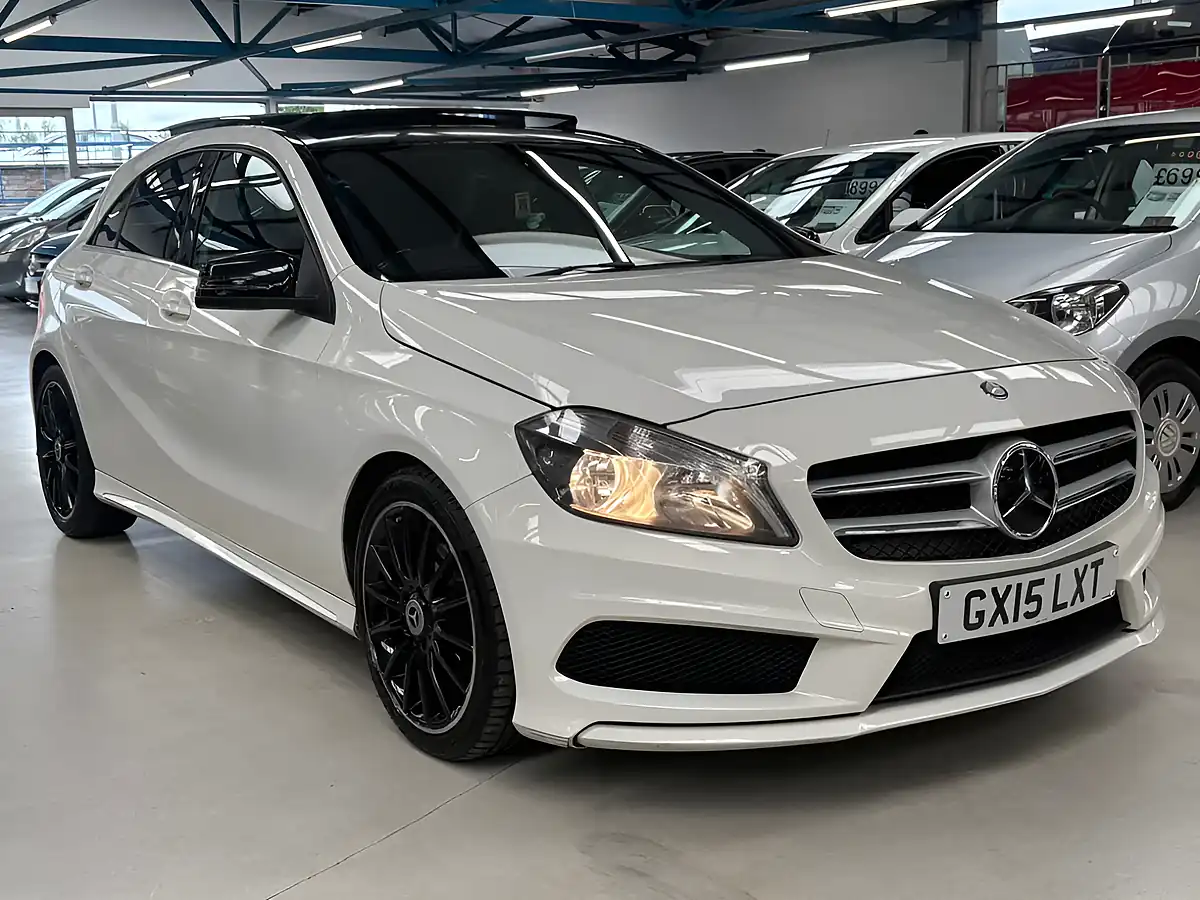 Used 2015 Mercedes-Benz a Class AMG Sport White - Interior and Exterior details 8
