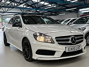 Used 2015 Mercedes-Benz a Class AMG Sport White - Interior and Exterior details 9