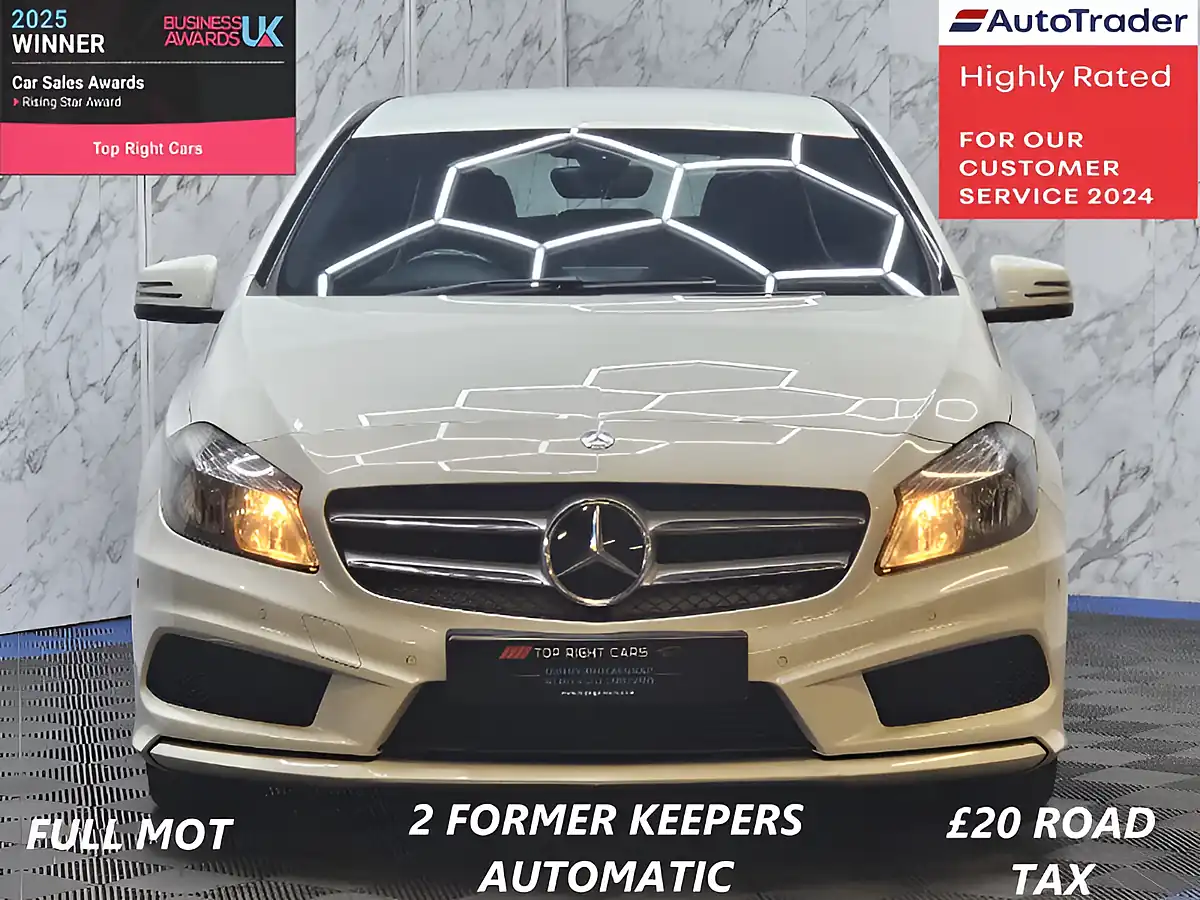 Used 2015 Mercedes-Benz a Class AMG Sport White - Interior and Exterior details 2