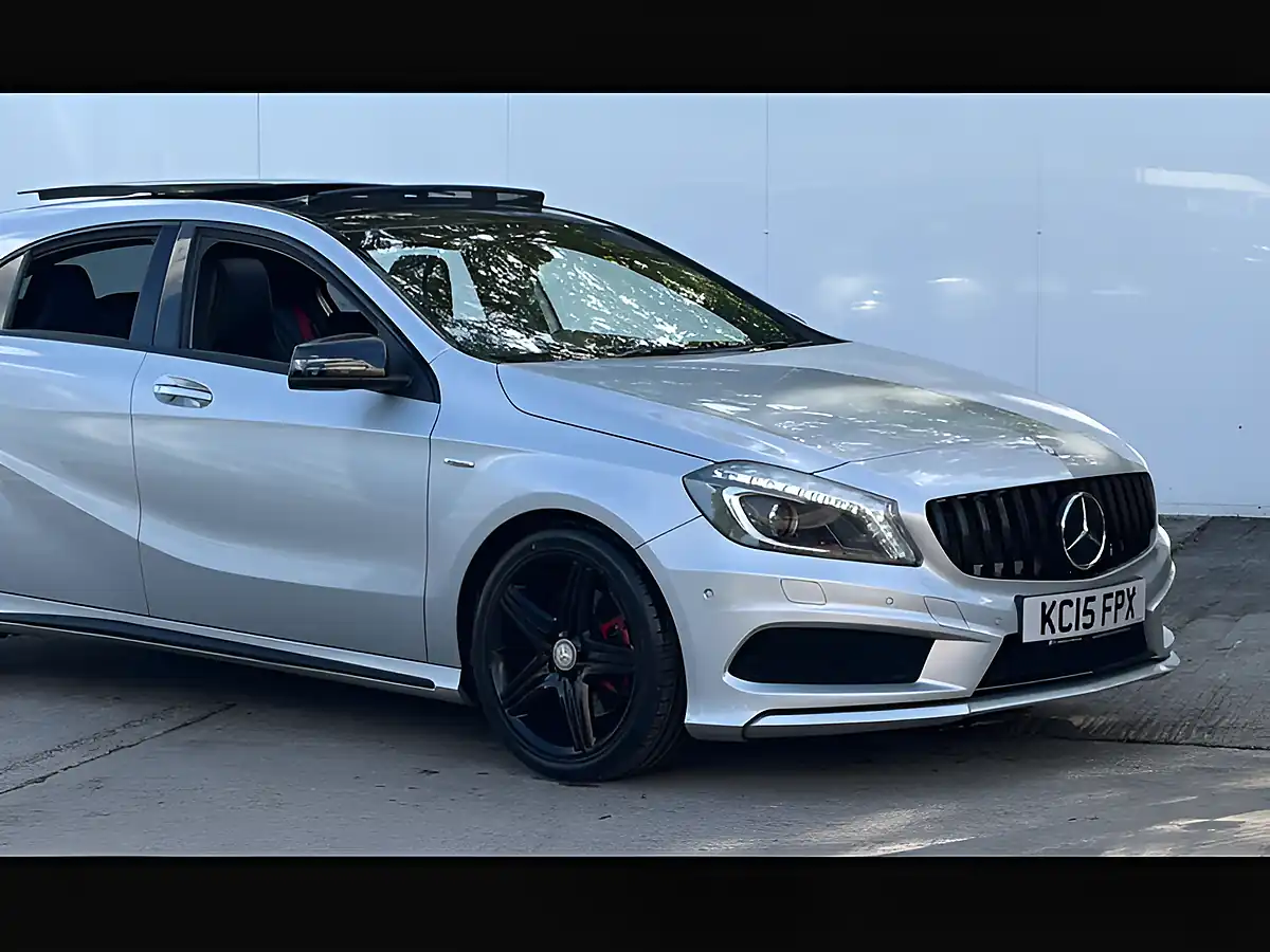 Used 2015 Mercedes-Benz a Class Engineered Edition By AMG Auto Polar Silver - Interior and Exterior details 2