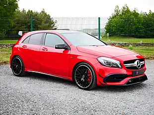 Used 2015 Mercedes-Benz a Class Premium Red - Interior and Exterior details 2