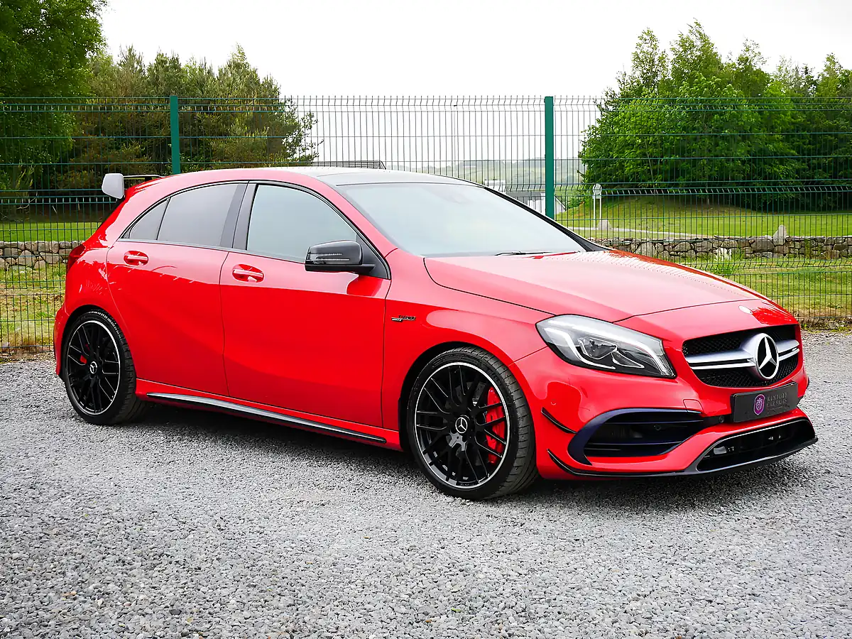 Used 2015 Mercedes-Benz a Class Premium Red - Interior and Exterior details 2