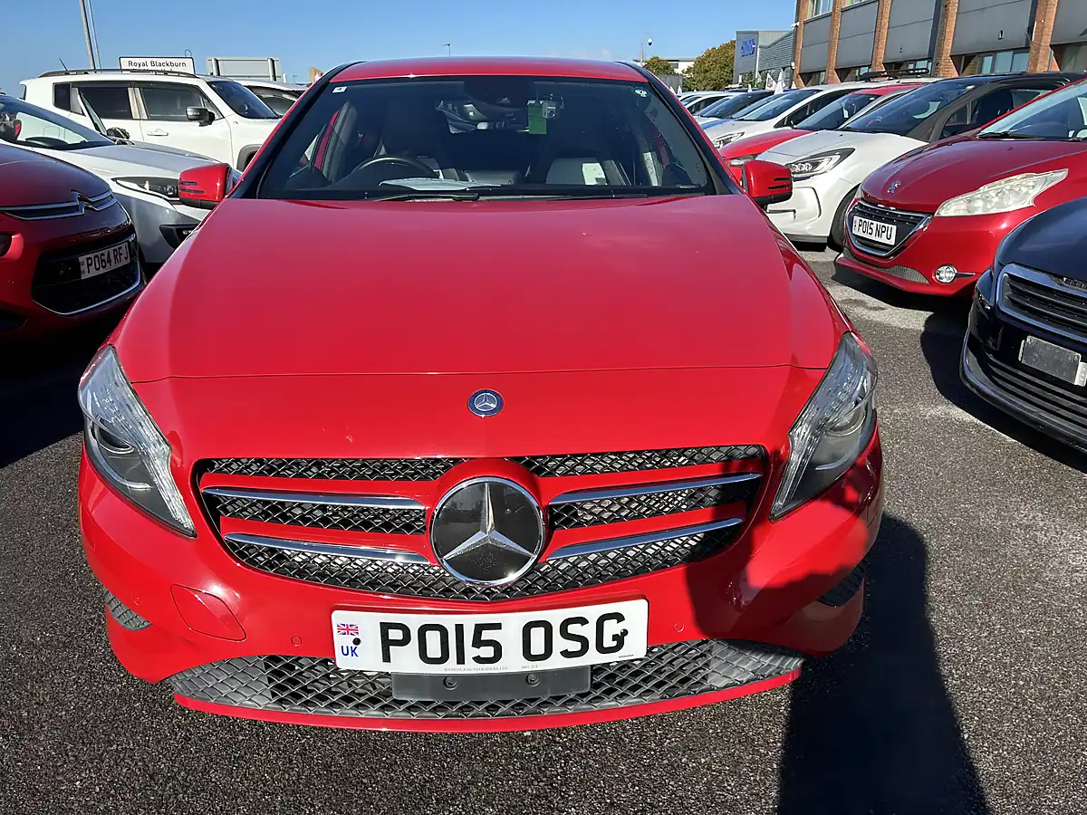 Used 2015 Mercedes-Benz a-Class Red - Interior and Exterior details 2