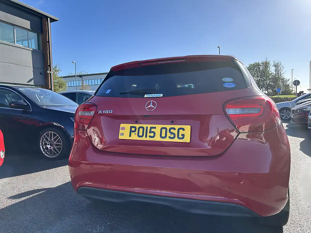 Used 2015 Mercedes-Benz a-Class Red - Interior and Exterior details 5
