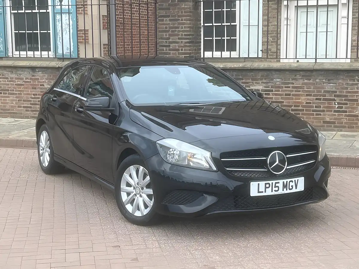 Used 2015 Mercedes-Benz a Class Se Black - Front View