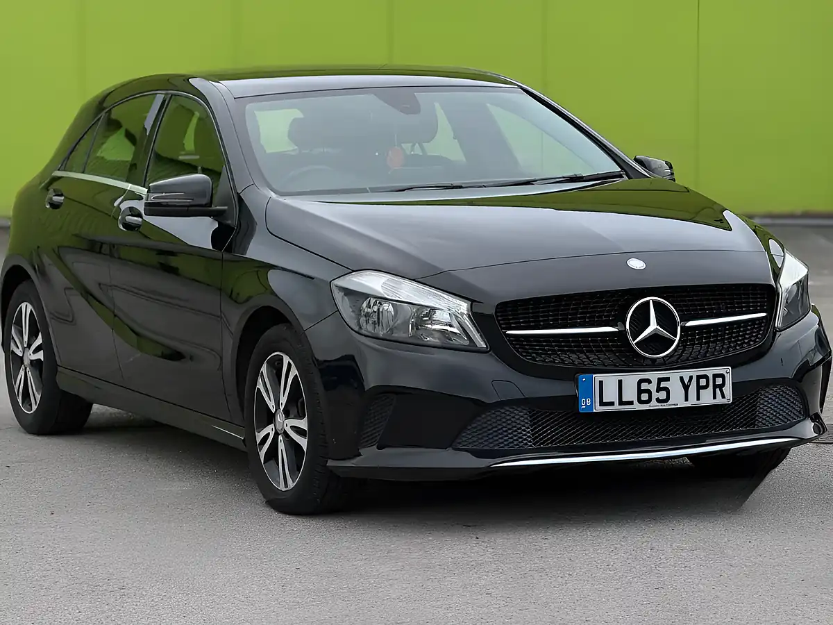 Used 2015 Mercedes-Benz a Class Se Black - Front View