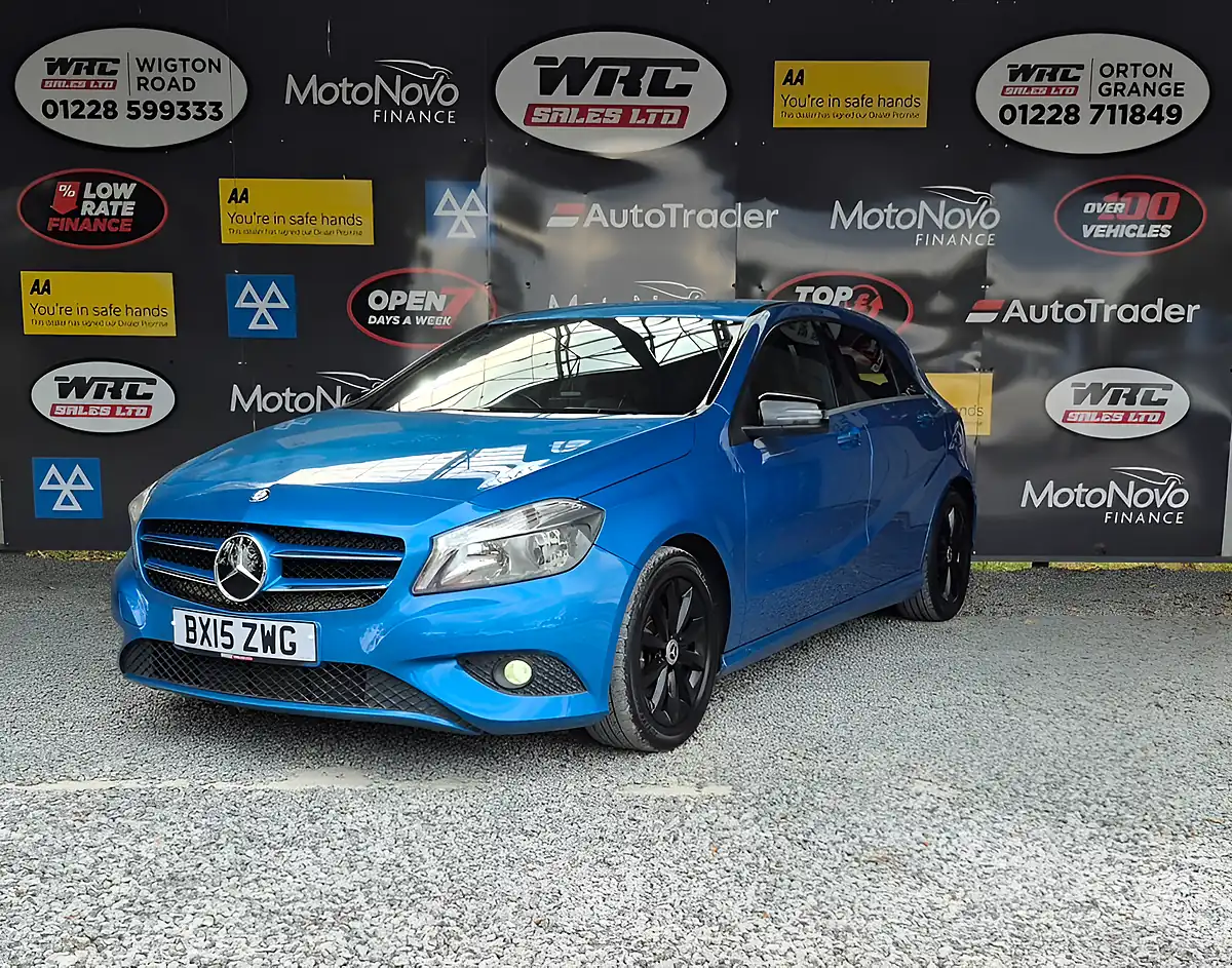 Used 2015 Mercedes-Benz a Class Se Blue - Front View
