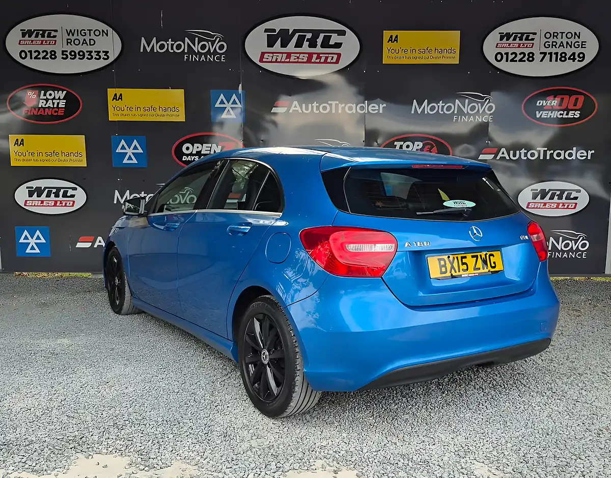 Used 2015 Mercedes-Benz a Class Se Blue - Interior and Exterior details 3