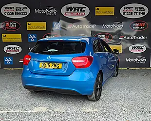 Used 2015 Mercedes-Benz a Class Se Blue - Interior and Exterior details 6