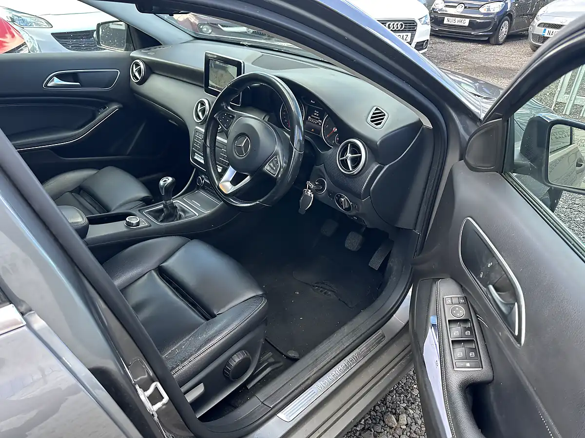 Used 2015 Mercedes-Benz a Class Se Grey - Interior and Exterior details 12