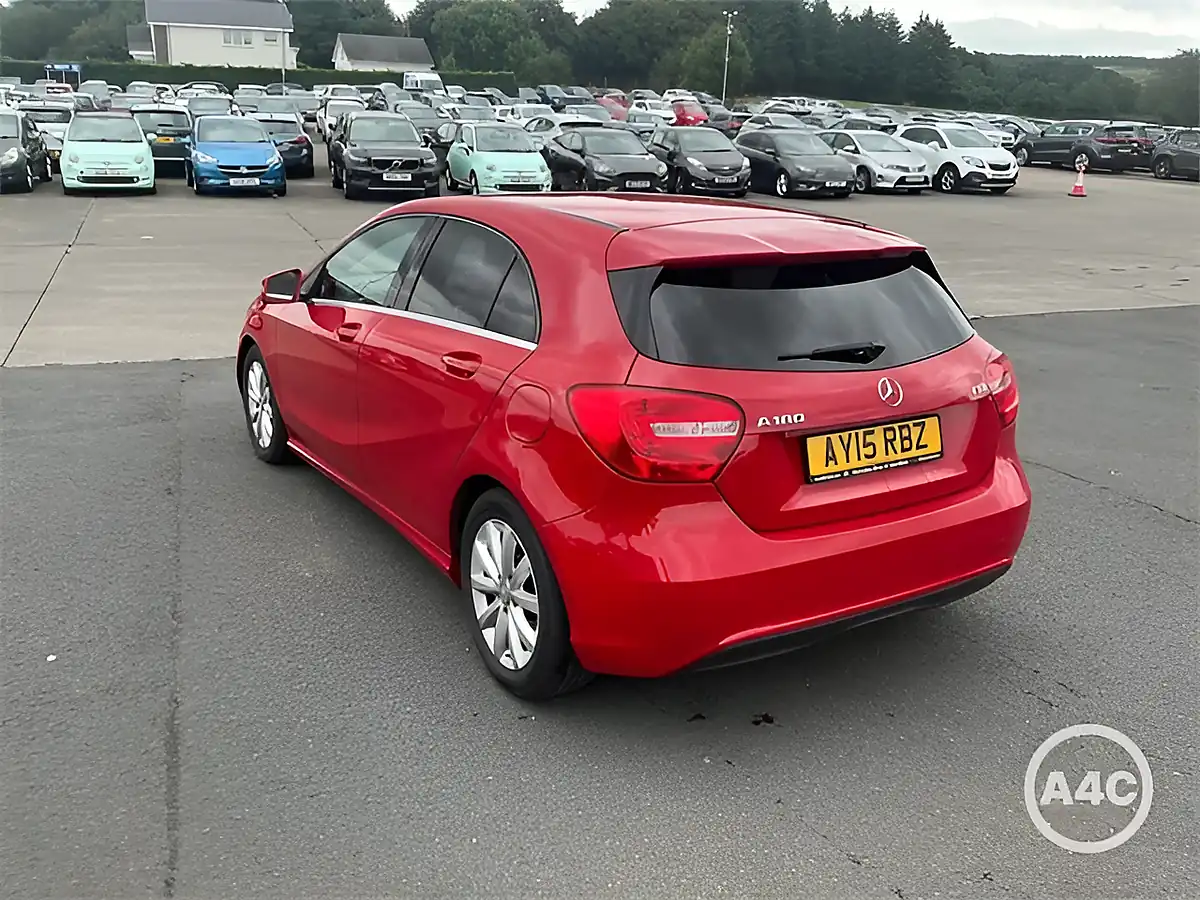 Used 2015 Mercedes-Benz a Class Se Red - Interior and Exterior details 2