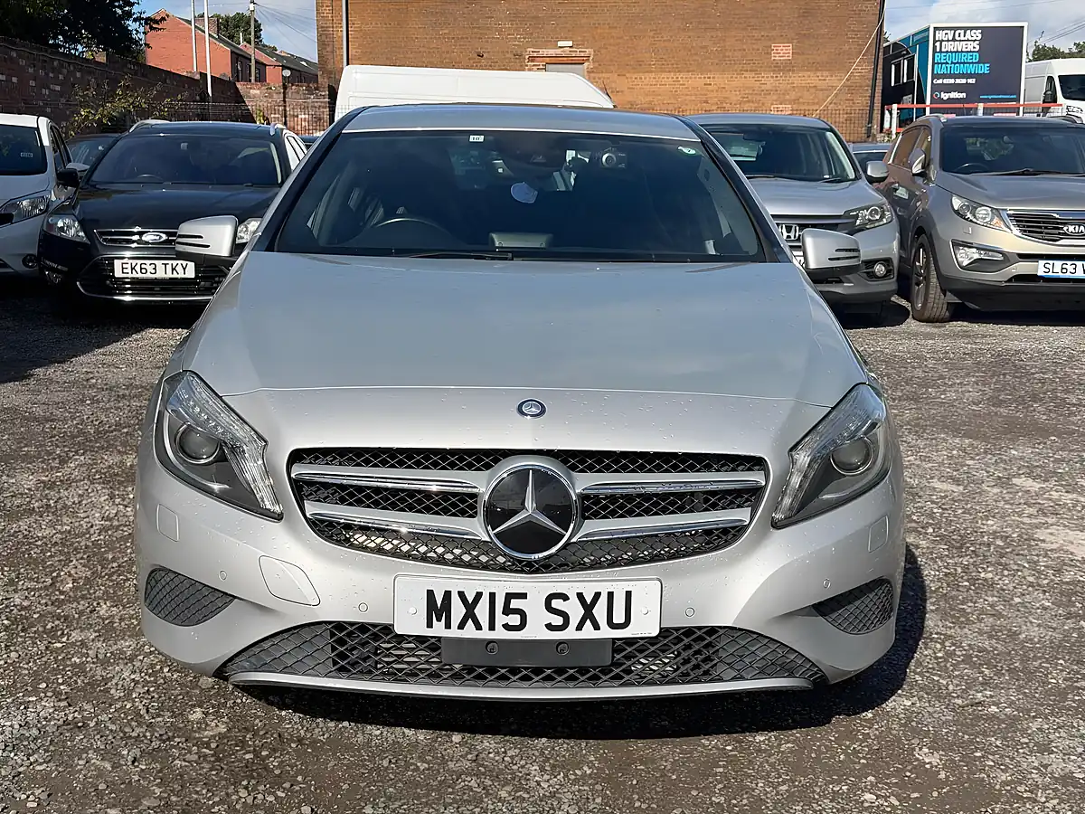 Used 2015 Mercedes-Benz a Class Silver - Interior and Exterior details 2