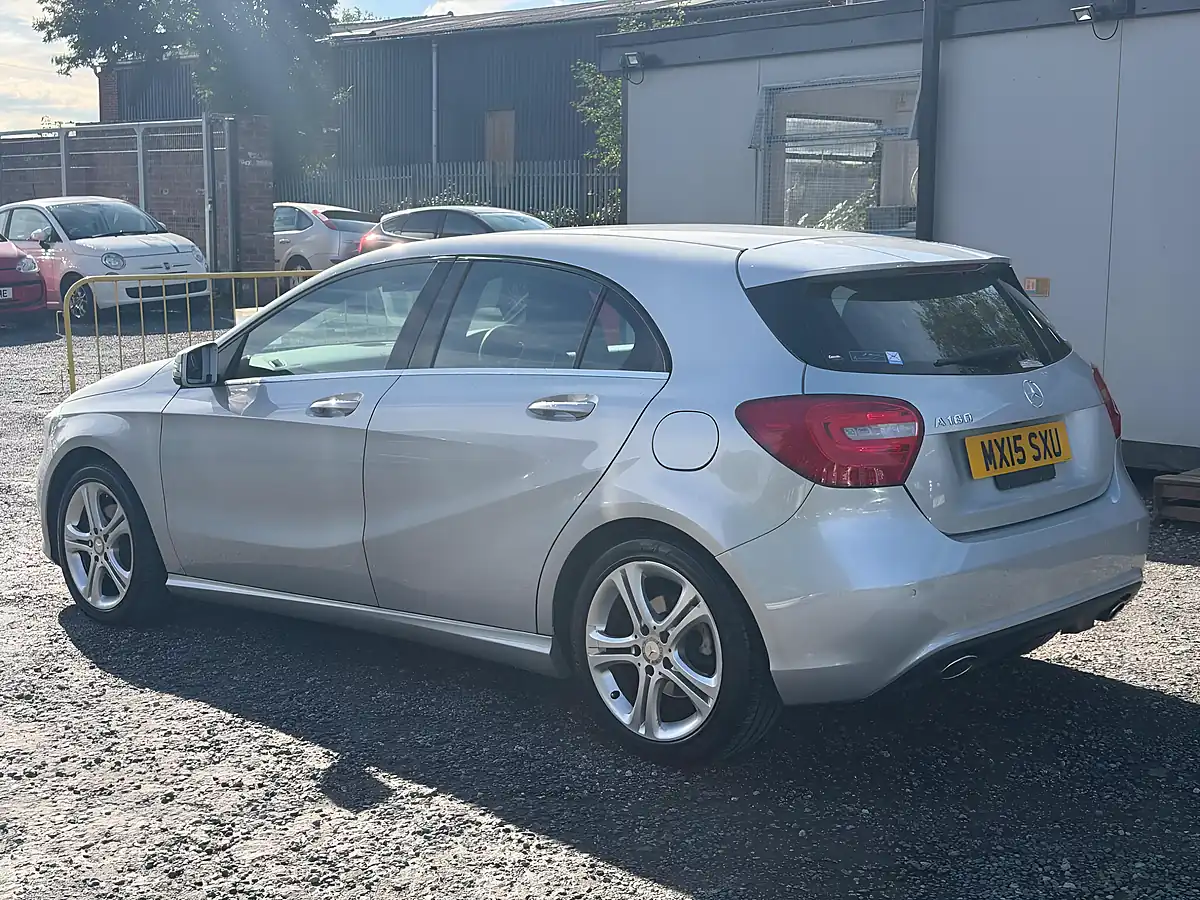 Used 2015 Mercedes-Benz a Class Silver - Interior and Exterior details 5