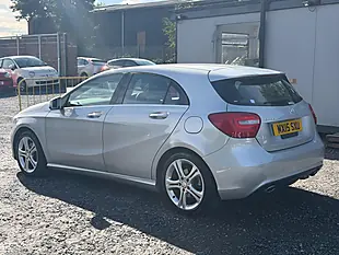 Used 2015 Mercedes-Benz a Class Silver - Interior and Exterior details 6