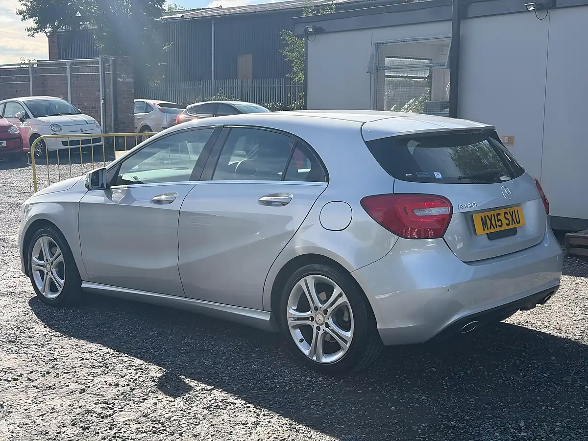 Used 2015 Mercedes-Benz a Class Silver - Interior and Exterior details 6