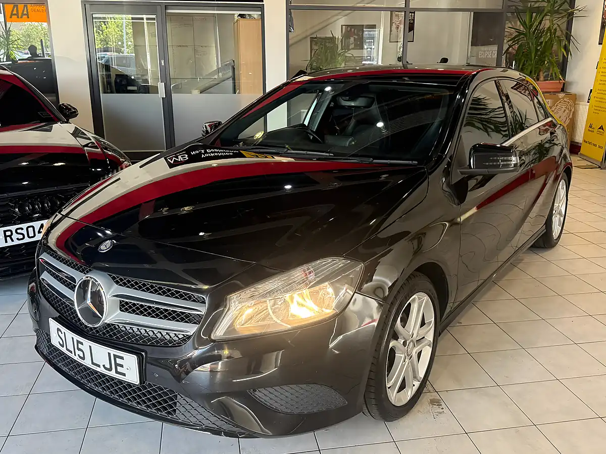 Used 2015 Mercedes-Benz a Class Sport Black - Interior and Exterior details 5