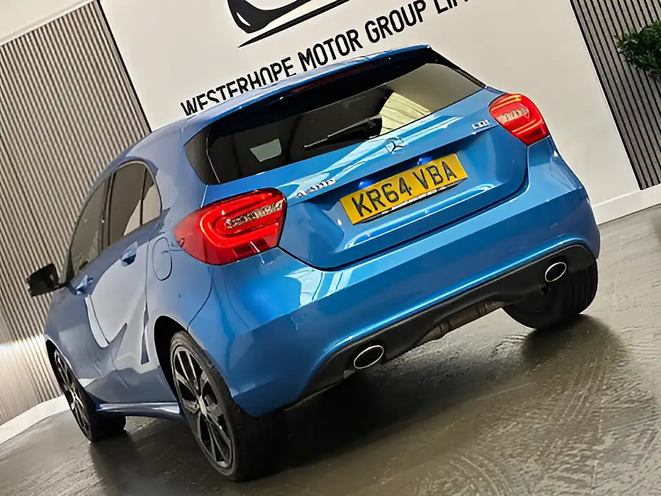 Used 2015 Mercedes-Benz a Class Sport Blue - Interior and Exterior details 11