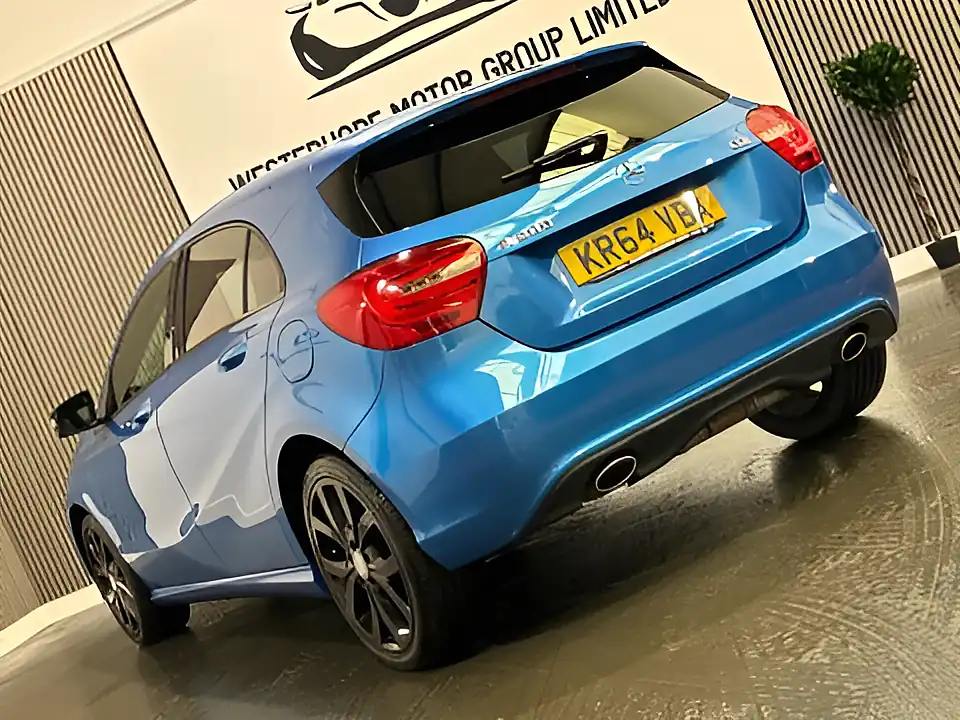 Used 2015 Mercedes-Benz a Class Sport Blue - Interior and Exterior details 9