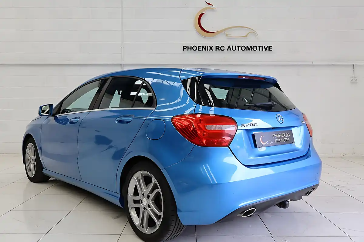 Used 2015 Mercedes-Benz a Class Sport Blue - Interior and Exterior details 4