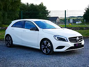 Used 2015 Mercedes-Benz a Class Sport Cirrus White - Interior and Exterior details 2