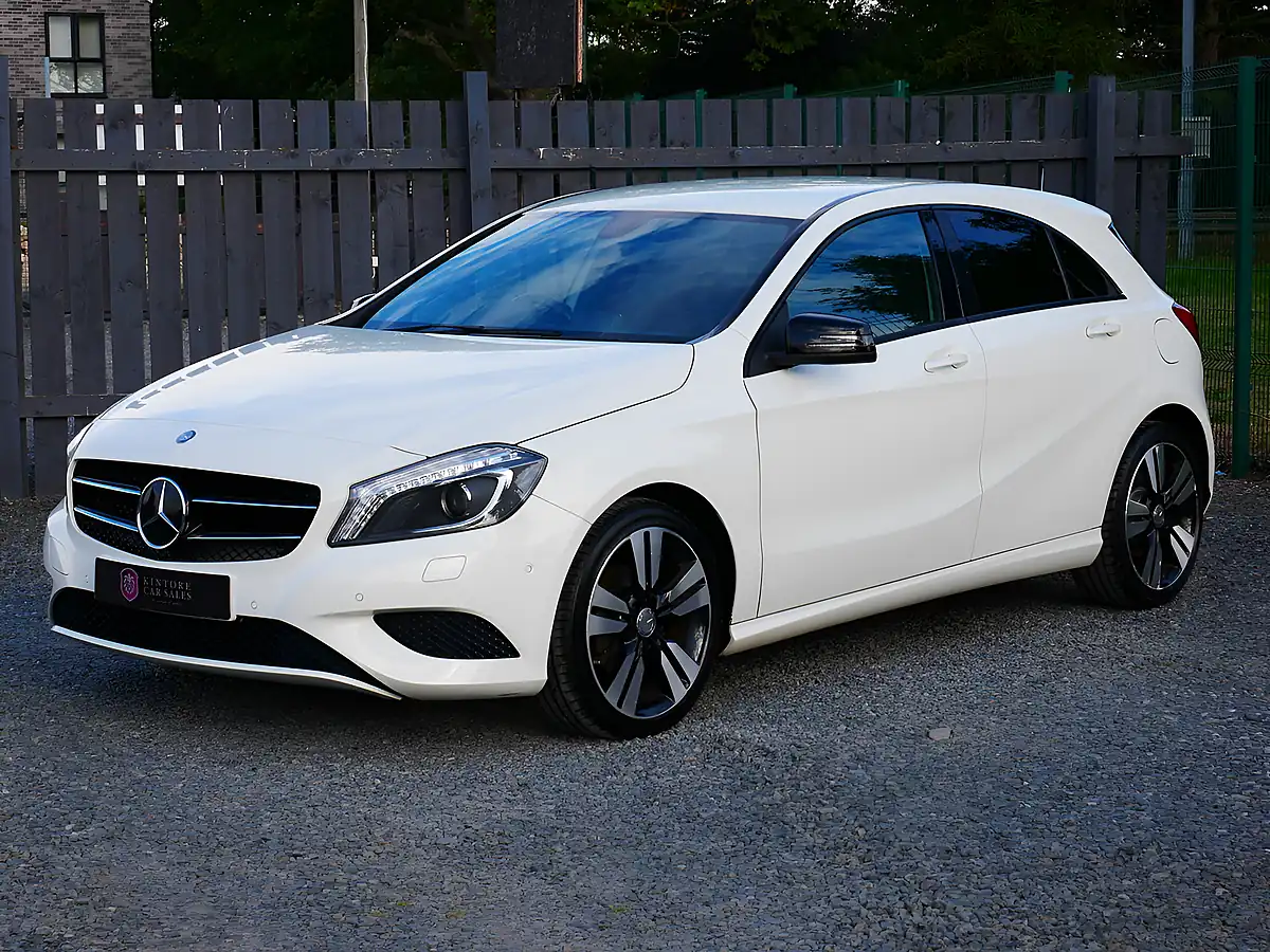 Used 2015 Mercedes-Benz a Class Sport Cirrus White - Interior and Exterior details 4
