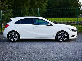 Used 2015 Mercedes-Benz a Class Sport Cirrus White - Interior and Exterior details 5