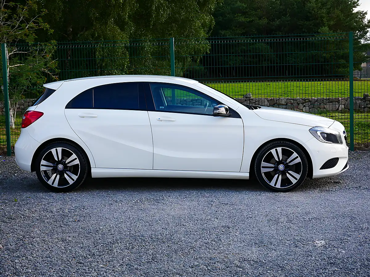 Used 2015 Mercedes-Benz a Class Sport Cirrus White - Interior and Exterior details 5