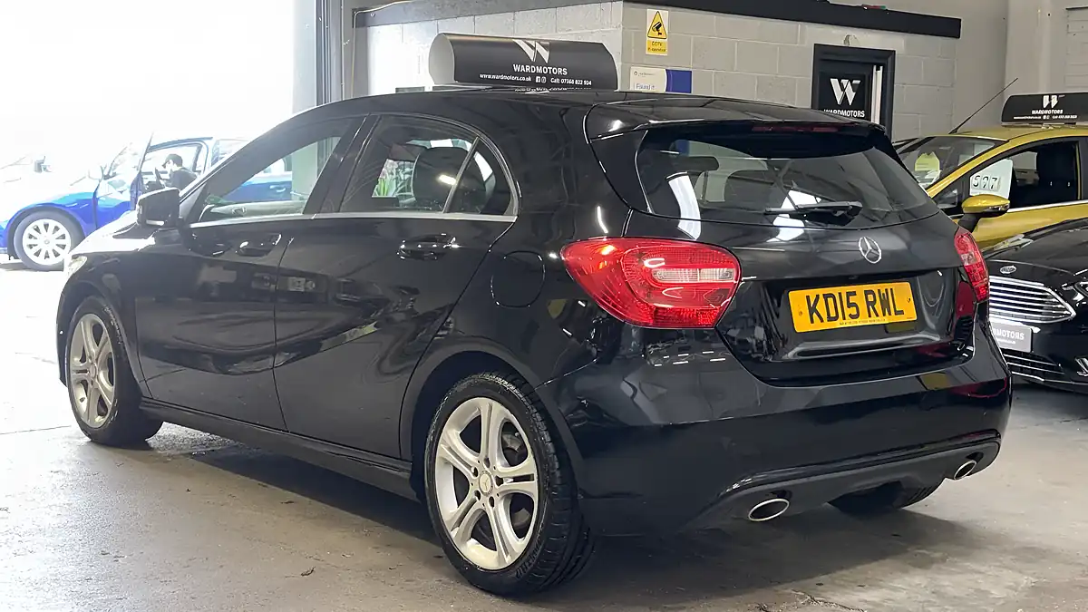 Used 2015 Mercedes-Benz a Class Sport Edition Black Black - Interior and Exterior details 7
