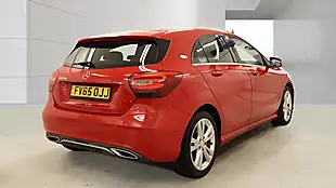 Used 2015 Mercedes-Benz a-Class Sport (executive) Red - Interior and Exterior details 10