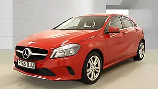 Used 2015 Mercedes-Benz a-Class Sport (executive) Red - Interior and Exterior details 8