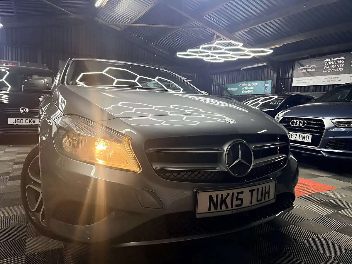 Used 2015 Mercedes-Benz a Class Sport Grey - Front View