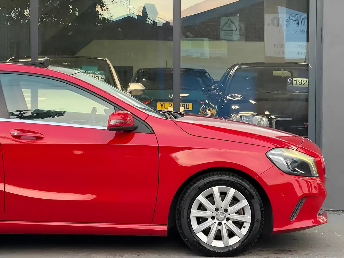 Used 2015 Mercedes-Benz a Class Sport (premium Plus) Red - Interior and Exterior details 10