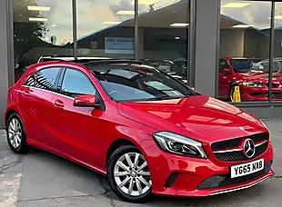 Used 2015 Mercedes-Benz a Class Sport (premium Plus) Red - Interior and Exterior details 2