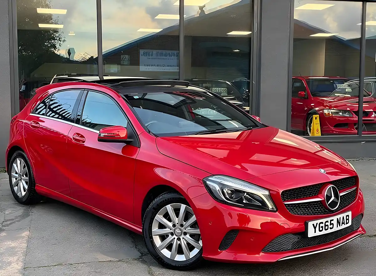 Used 2015 Mercedes-Benz a Class Sport (premium Plus) Red - Interior and Exterior details 2