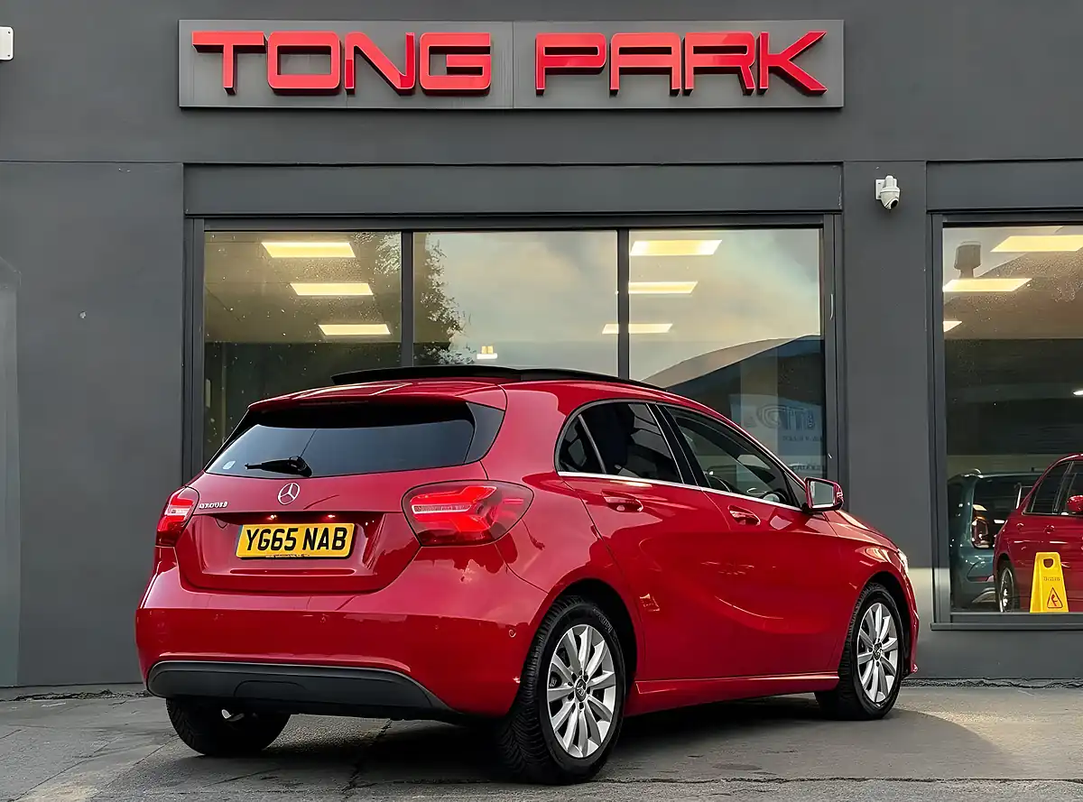 Used 2015 Mercedes-Benz a Class Sport (premium Plus) Red - Interior and Exterior details 4