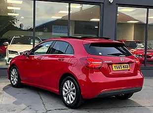 Used 2015 Mercedes-Benz a Class Sport (premium Plus) Red - Interior and Exterior details 6