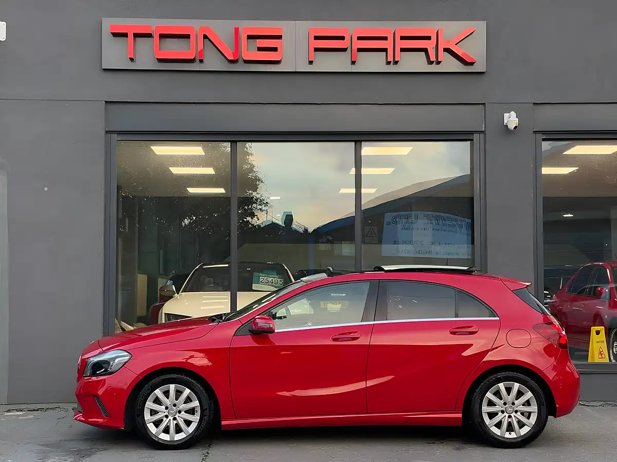 Used 2015 Mercedes-Benz a Class Sport (premium Plus) Red - Interior and Exterior details 7