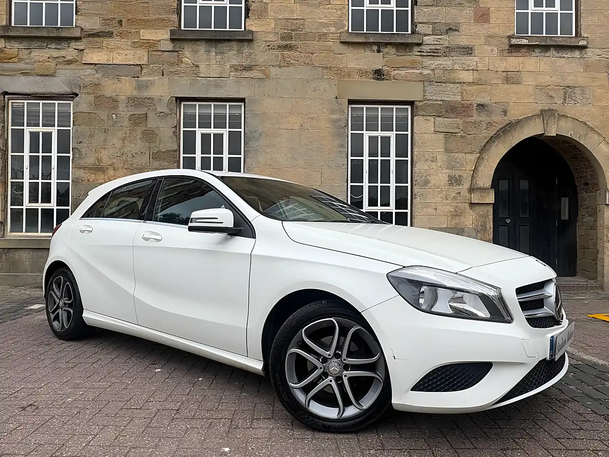 Used 2015 Mercedes-Benz a Class Sport White - Front View