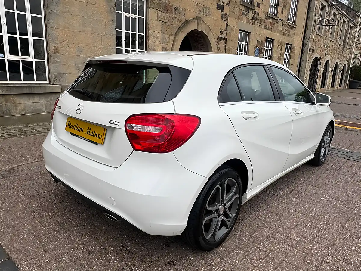 Used 2015 Mercedes-Benz a Class Sport White - Interior and Exterior details 12